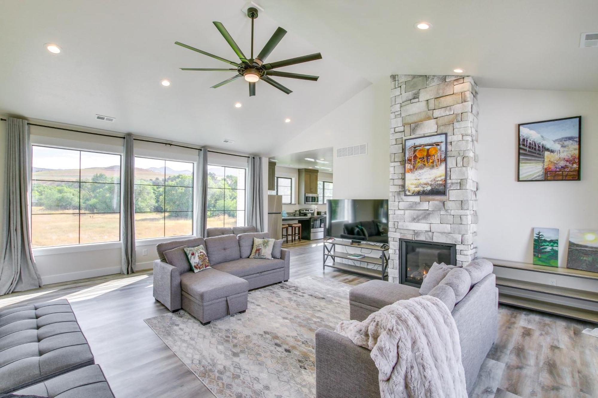 Spacious Idaho Home On Scenic Cub River! Preston Dış mekan fotoğraf